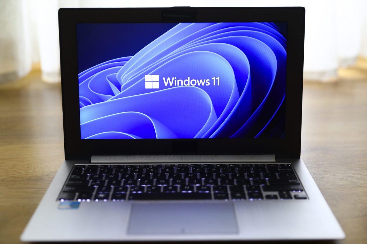 Laptop auf dem Windows 11 läuft